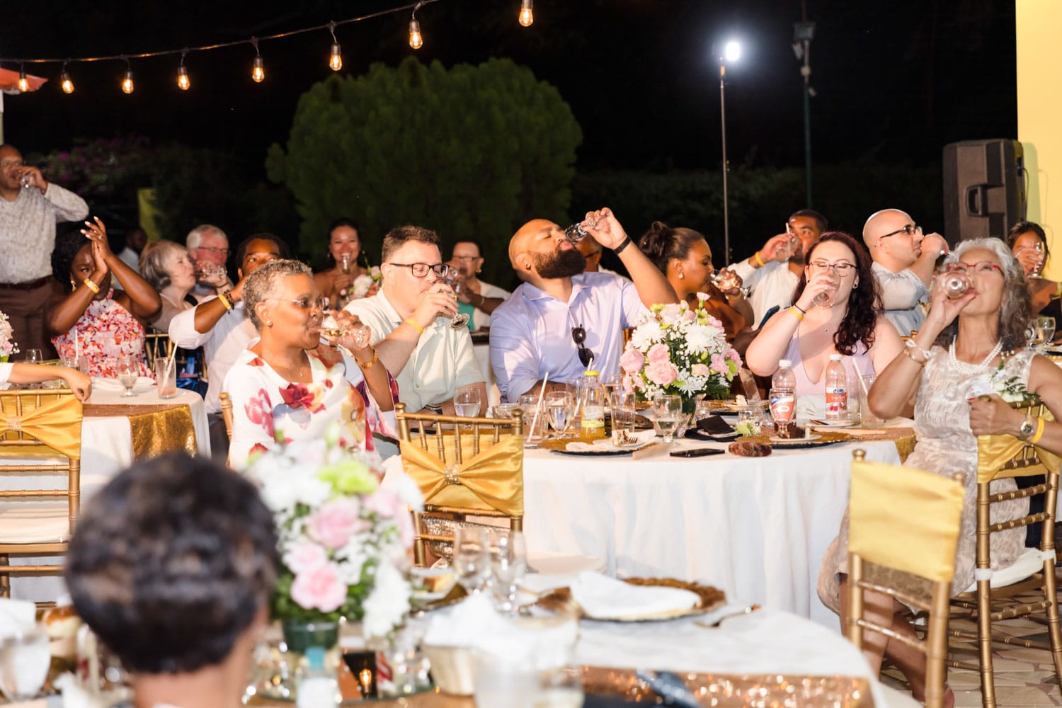 Event setup at Villa Sonate